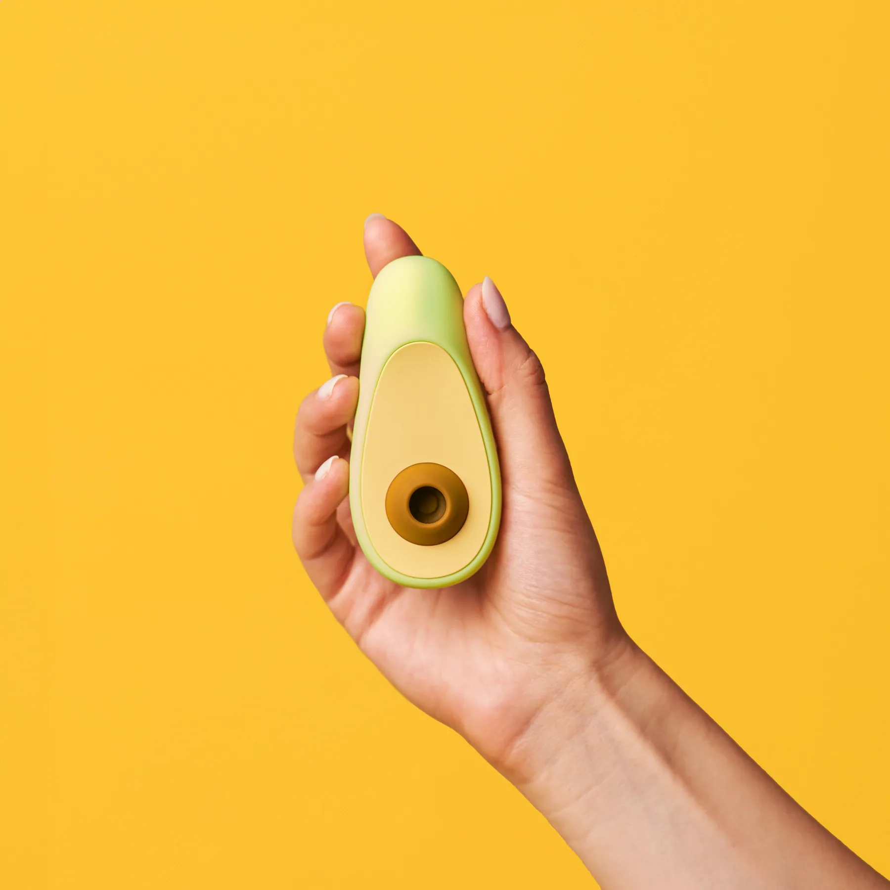 Avocado vibrator — detail view
